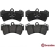 Purchase Top-Quality Front Premium Semi Metallic Pads by BREMBO - P85065 pa7