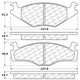 Purchase Top-Quality Front Premium Semi Metallic Pads by CENTRIC PARTS - 300.02800 pa3