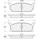 Purchase Top-Quality Front Premium Semi Metallic Pads by CENTRIC PARTS - 300.02960 pa1