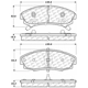 Purchase Top-Quality Front Premium Semi Metallic Pads by CENTRIC PARTS - 300.03530 pa4