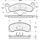 Purchase Top-Quality Front Premium Semi Metallic Pads by CENTRIC PARTS - 300.04310 pa5