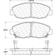 Purchase Top-Quality Front Premium Semi Metallic Pads by CENTRIC PARTS - 300.04650 pa10