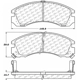 Purchase Top-Quality Plaquettes avant semi-m�tallique de qualit� sup�rieur by CENTRIC PARTS - 300.05300 pa6