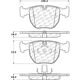 Purchase Top-Quality Front Premium Semi Metallic Pads by CENTRIC PARTS - 300.06810 pa5