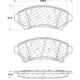 Purchase Top-Quality CENTRIC PARTS - 300.06990 - Front Disc Brake Pad Set pa4