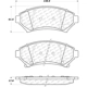 Purchase Top-Quality CENTRIC PARTS - 300.06990 - Front Disc Brake Pad Set pa9