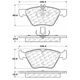 Purchase Top-Quality Front Premium Semi Metallic Pads by CENTRIC PARTS - 300.07400 pa2