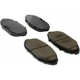 Purchase Top-Quality Front Premium Semi Metallic Pads by CENTRIC PARTS - 300.07480 pa7