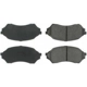 Purchase Top-Quality Front Premium Semi Metallic Pads by CENTRIC PARTS - 300.07980 pa6