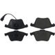 Purchase Top-Quality Front Premium Semi Metallic Pads by CENTRIC PARTS - 300.09153 pa1