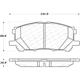 Purchase Top-Quality Plaquettes avant semi-métallique de qualité supérieur by CENTRIC PARTS - 300.10050 pa8