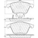 Purchase Top-Quality Front Premium Semi Metallic Pads by CENTRIC PARTS - 300.11860 pa5