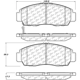 Purchase Top-Quality Plaquettes avant semi-métallique de qualité supérieur de CENTRIC PARTS - 300.15060 pa4