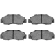 Purchase Top-Quality Front Premium Semi Metallic Pads by DYNAMIC FRICTION COMPANY - 1311-0503-00 pa6