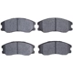 Purchase Top-Quality Front Premium Semi Metallic Pads by DYNAMIC FRICTION COMPANY - 1311-1264-00 pa6