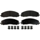 Purchase Top-Quality WAGNER - MX1680 - ThermoQuiet Disc Brake Pad Set pa1