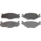 Purchase Top-Quality WAGNER - MX280A - ThermoQuiet Disc Brake Pad Set pa1