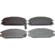 Purchase Top-Quality WAGNER - MX334 - ThermoQuiet Disc Brake Pad Set pa1