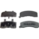 Purchase Top-Quality WAGNER - MX370 - ThermoQuiet Disc Brake Pad Set pa1