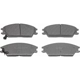 Purchase Top-Quality WAGNER - MX497 - ThermoQuiet Disc Brake Pad Set pa1
