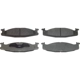 Purchase Top-Quality WAGNER - MX632 - ThermoQuiet Disc Brake Pad Set pa1