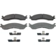 Purchase Top-Quality WAGNER - MX655 - ThermoQuiet Disc Brake Pad Set pa1