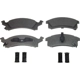 Purchase Top-Quality WAGNER - MX673 - ThermoQuiet Disc Brake Pad Set pa1
