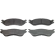 Purchase Top-Quality WAGNER - MX702 - ThermoQuiet Disc Brake Pad Set pa1