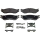 Purchase Top-Quality WAGNER - MX966B - ThermoQuiet Disc Brake Pad Set pa1
