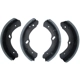 Purchase Top-Quality DYNAMIC FRICTION COMPANY - 1901-0699-00 - True-Arc Drum Brake Shoes pa2