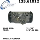 Purchase Top-Quality Cylindre de roue avant droite par CENTRIC PARTS - 135.61012 pa4
