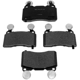 Purchase Top-Quality ACDELCO - 17D1474M - Semi-Metallic Front Disc Brake Pads pa1