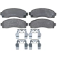 Purchase Top-Quality ACDELCO - 17D833MH - Semi-Metallic Front Disc Brake Pads pa1