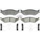 Purchase Top-Quality ACDELCO PROFESSIONAL - 17D1066MH - Rear Disc Brake Pads pa1