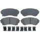 Purchase Top-Quality ACDELCO PROFESSIONAL - 17D1331MH - Semi-Metallic Front Disc Brake Pads pa1
