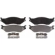 Purchase Top-Quality Front Semi Metallic Pads by ACDELCO PROFESSIONAL - 17D777MH pa1