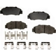 Purchase Top-Quality Front Semi Metallic Pads by AGNA BRAKES - ALD503M pa2