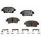 Purchase Top-Quality AGNA BRAKES - ALD822M - Front Semi Metallic Pads pa2