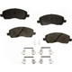Purchase Top-Quality AGNA BRAKES - ALD866M - Front Semi Metallic Pads pa2