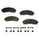 Purchase Top-Quality AGNA BRAKES - ALD913M - Front Semi Metallic Pads pa2