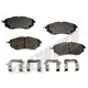 Purchase Top-Quality Front Semi Metallic Pads by AGNA BRAKES - ALD1078M pa1