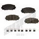 Purchase Top-Quality AGNA BRAKES - ALD1184M - Front Semi Metallic Pads pa2