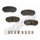 Purchase Top-Quality Front Semi Metallic Pads by AGNA BRAKES - ALD1258M pa1