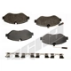 Purchase Top-Quality Front Semi Metallic Pads by AGNA BRAKES - ALD1316AM pa1