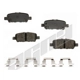 Purchase Top-Quality Front Semi Metallic Pads by AGNA BRAKES - ALD1415M pa1