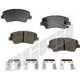 Purchase Top-Quality AGNA BRAKES - ALD1543M - Front Semi Metallic Pads pa2