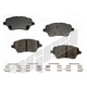 Purchase Top-Quality Front Semi Metallic Pads by AGNA BRAKES - ALD1730M pa1