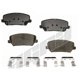 Purchase Top-Quality Front Semi Metallic Pads by AGNA BRAKES - ALD1735M pa1