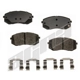 Purchase Top-Quality Plaquettes avant semi-métallique by AGNA BRAKES - ALD1803M pa1