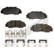 Purchase Top-Quality Front Semi Metallic Pads by AGNA BRAKES - ALD503M pa1